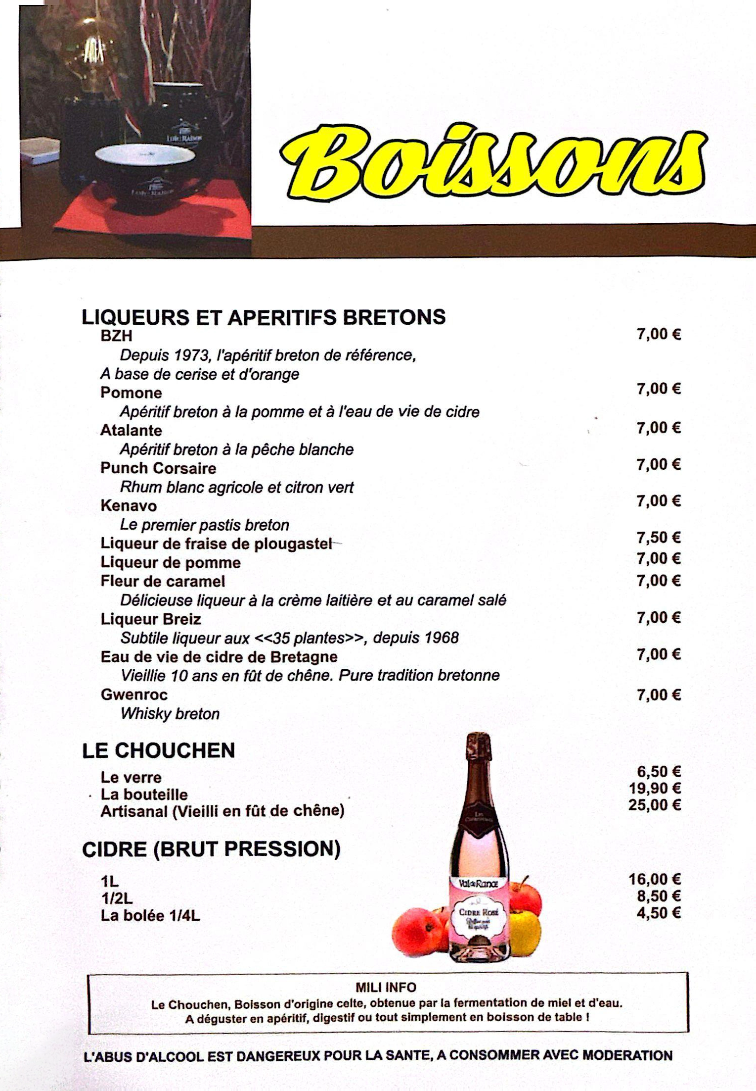 Les Boissons